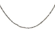 What Is A Raso Chain Pattern Sterling Silver Rhodium Plated 18inch 1.2mm Raso Chain #SRA12R-18 ...