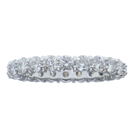 14K White Gold Shared Prong Eternity Band w/22D...