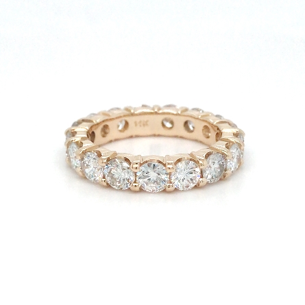 14K Yellow Gold Shared Prong Eternity Band w/17...