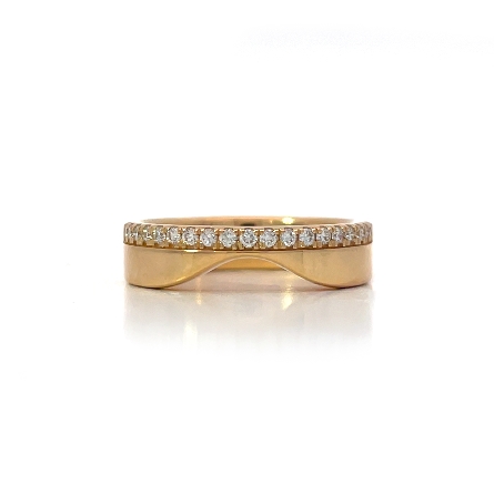 14K Yellow Gold Classic Curved Polished Wedding...