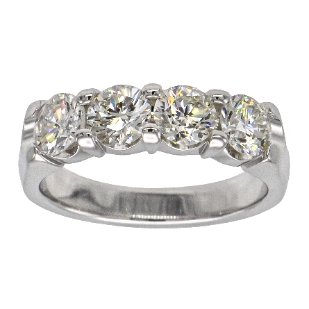 /home/earthtreasures/catalog.shopearthtreasures.com/imagedumplarge/EARTH_A1-09011.jpg 14K White Gold Ladies Tapered Band Size7 w/16Di...