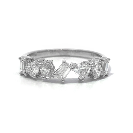 /home/earthtreasures/catalog.shopearthtreasures.com/imagedumplarge/EARTH_A1-09019.jpg 18K White Gold Staggered Mixed Shaped Band w/7 ...