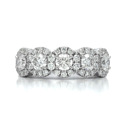 /home/earthtreasures/catalog.shopearthtreasures.com/imagedumplarge/EARTH_A1-09025.jpg 18K White Gold Cluster Halo Band w/Diams=1.33ct...