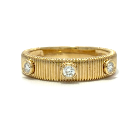 /home/earthtreasures/catalog.shopearthtreasures.com/imagedumplarge/EARTH_A1-09048.jpg 14K Yellow Gold Textured Bezel Band w/Diams=.15...