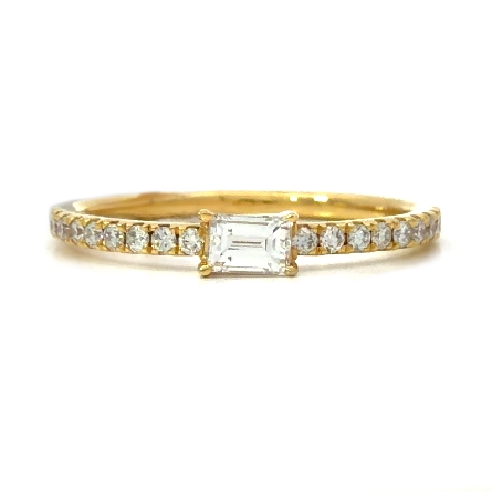 /home/earthtreasures/catalog.shopearthtreasures.com/imagedumplarge/EARTH_A1-09102.jpg 18K Yellow Gold Prong Set Stack Ring w/Baguette...