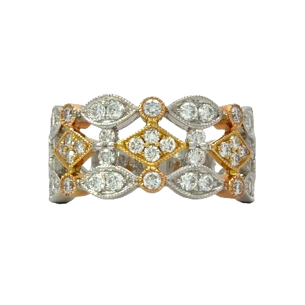/home/earthtreasures/catalog.shopearthtreasures.com/imagedumplarge/EARTH_A1-09104.jpg 18K White and Yellow Gold 3Row Alternating Milg...