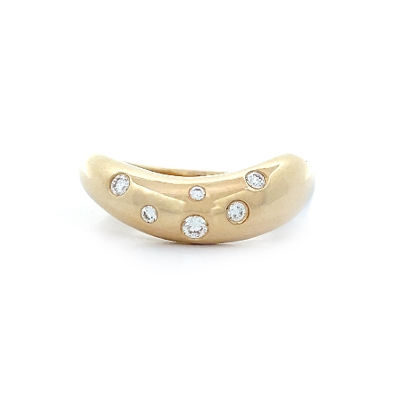 /home/earthtreasures/catalog.shopearthtreasures.com/imagedumplarge/EARTH_A1-09105.jpg 14K Yellow Gold Bubble Wavy Band w/Diams=.15ctw...