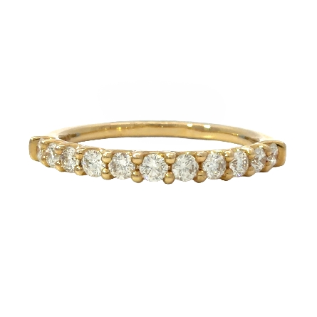 /home/earthtreasures/catalog.shopearthtreasures.com/imagedumplarge/EARTH_A1-09109.jpg 14K Yellow Gold U-Prong Fashion Band w/11Diams=...