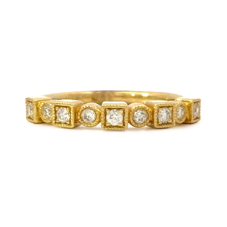 /home/earthtreasures/catalog.shopearthtreasures.com/imagedumplarge/EARTH_A1-09110.jpg 14K Yellow Gold Alternating Milgrain Bezel Band...