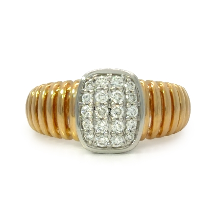 /home/earthtreasures/catalog.shopearthtreasures.com/imagedumplarge/EARTH_A1-09115.jpg 14K Yellow and White Gold Pave Bezel Fashion Ri...