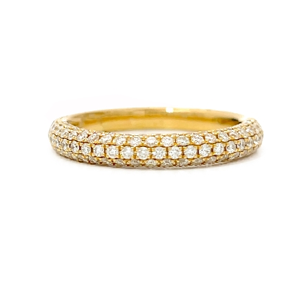 /home/earthtreasures/catalog.shopearthtreasures.com/imagedumplarge/EARTH_A1-09153.jpg 18K Yellow Gold 3Sided Pave Fashion Band w/Diam...