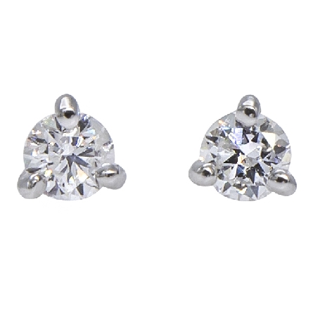 14K Yellow Gold FINE 1/6ctw Martini Baby Screw ...