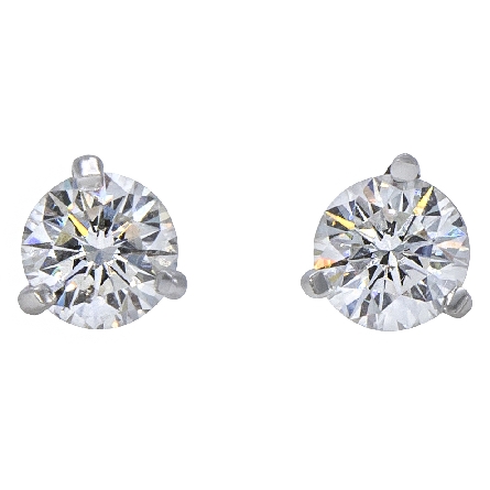/home/earthtreasures/catalog.shopearthtreasures.com/imagedumplarge/EARTH_A10-05371.jpg 14K White Gold 7/8ctw Martini Stud Earrings w/2...