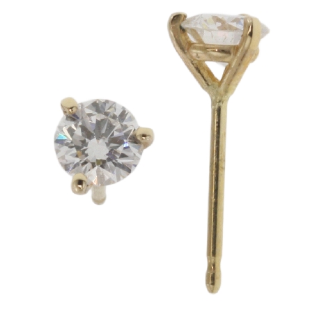 /home/earthtreasures/catalog.shopearthtreasures.com/imagedumplarge/EARTH_A10-05388.jpg 14K Yellow Gold 1/2ctw Martini Stud Earrings w/...