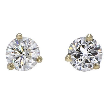 /home/earthtreasures/catalog.shopearthtreasures.com/imagedumplarge/EARTH_A10-05397.jpg 14K Yellow Gold 3/8ct Martini Stud Earrings w/2...