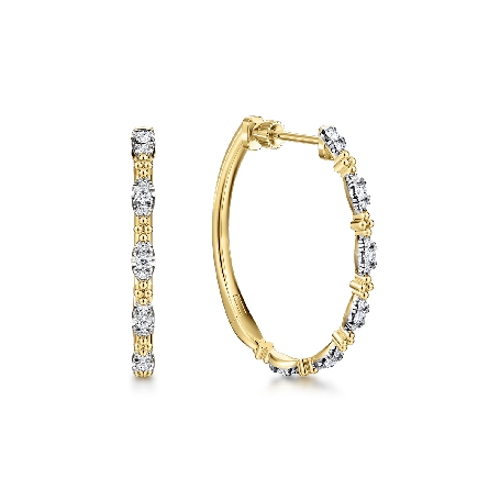 14K Yellow Gold Gabriel 30mm Bujukan Station Cl...