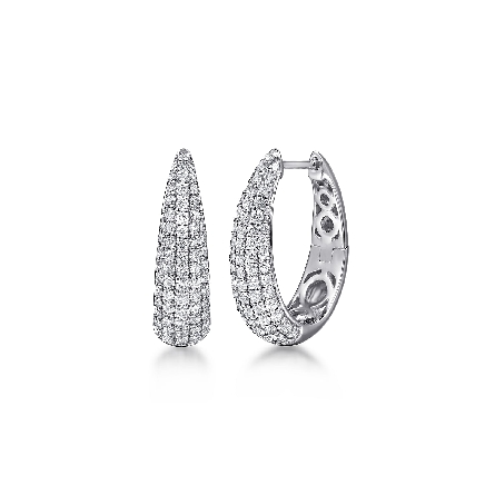 14K White Gold Gabriel Graduating Classic 20mm ...