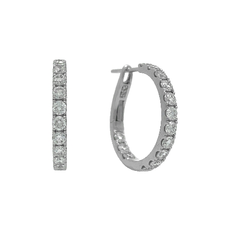 /home/earthtreasures/catalog.shopearthtreasures.com/imagedumplarge/EARTH_A11-06625.jpg 18K White Gold 3/4inch In and Out Hoop Earrings...