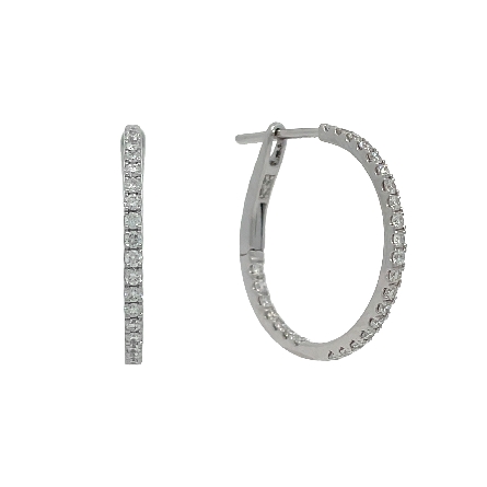 /home/earthtreasures/catalog.shopearthtreasures.com/imagedumplarge/EARTH_A11-06627.jpg 18K White Gold 3/4inch In and Out Hoop Earrings...