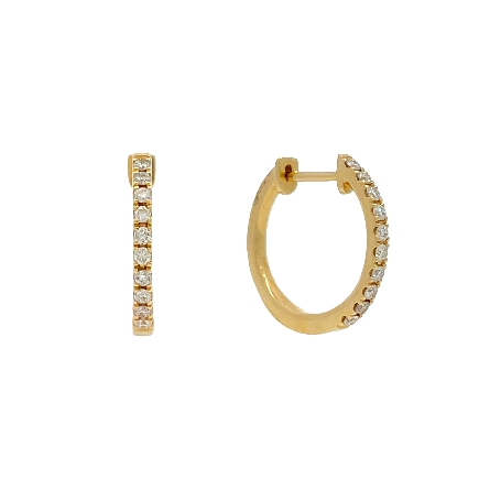 /home/earthtreasures/catalog.shopearthtreasures.com/imagedumplarge/EARTH_A11-06629.jpg 14K Yellow Gold 14mm Shared Prong Round Huggie ...