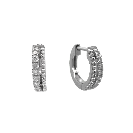 /home/earthtreasures/catalog.shopearthtreasures.com/imagedumplarge/EARTH_A11-06649.jpg 14K White Gold 12mm 2Row Huggie Hoop Earrings w...