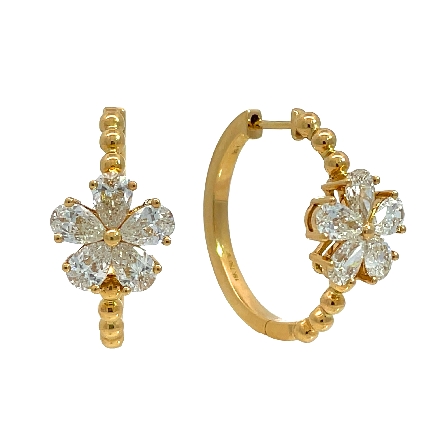 /home/earthtreasures/catalog.shopearthtreasures.com/imagedumplarge/EARTH_A11-06653.jpg 18K Yellow Gold Beaded Flower Earrings w/Pear D...