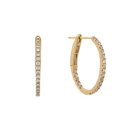 /home/earthtreasures/catalog.shopearthtreasures.com/imagedumplarge/EARTH_A11-06657.jpg 18K Yellow Gold 3/4inch In&amp;Out Oval Hoop Earrin...