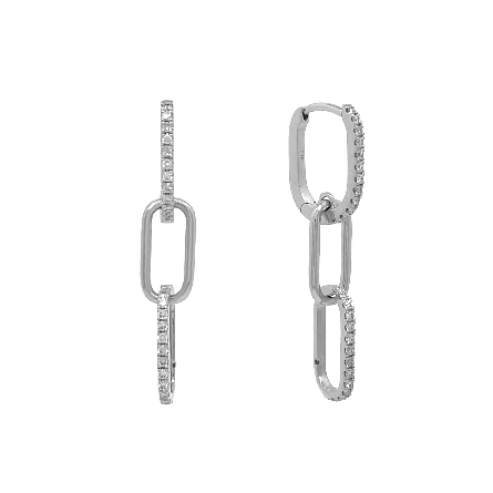 /home/earthtreasures/catalog.shopearthtreasures.com/imagedumplarge/EARTH_A11-06664.jpg 18K White Gold 30mm Clip Dangle Earrings w/50Di...