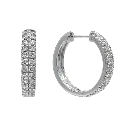 /home/earthtreasures/catalog.shopearthtreasures.com/imagedumplarge/EARTH_A11-06665.jpg 18K White Gold 14mm Round 2Row Huggie Hoop Earr...