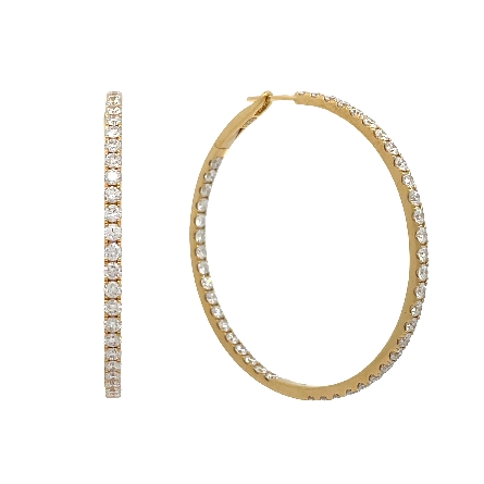 /home/earthtreasures/catalog.shopearthtreasures.com/imagedumplarge/EARTH_A11-06668.jpg 18K Yellow Gold 1.75inch In and Out Hoop Earrin...