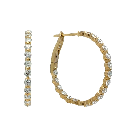 /home/earthtreasures/catalog.shopearthtreasures.com/imagedumplarge/EARTH_A11-06683.jpg 18K Yellow Gold 1inch In&amp;Out Round Hoop Earring...