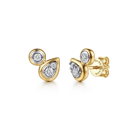 /home/earthtreasures/catalog.shopearthtreasures.com/imagedumplarge/EARTH_A11-06692.jpg 14K Yellow and White Gold Gabriel Pear and Roun...