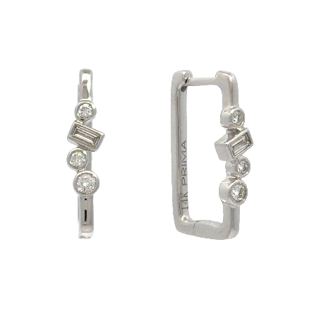 /home/earthtreasures/catalog.shopearthtreasures.com/imagedumplarge/EARTH_A11-06706.jpg 14K White Gold Bezel Set Rectangular Hoop Earri...