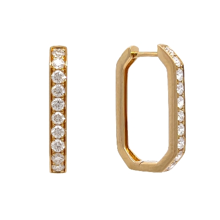 /home/earthtreasures/catalog.shopearthtreasures.com/imagedumplarge/EARTH_A11-06712.jpg 18K Yellow Gold Prong Set Rectangular Hoop Earr...