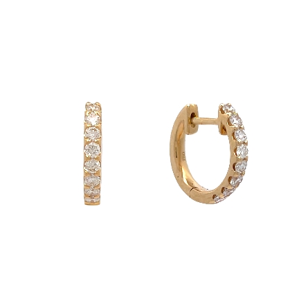 /home/earthtreasures/catalog.shopearthtreasures.com/imagedumplarge/EARTH_A11-06716.jpg 18K Yellow Gold Shared Prong Round Huggie Hoop ...