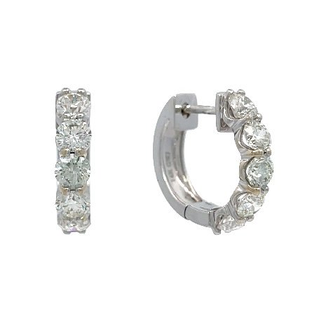 /home/earthtreasures/catalog.shopearthtreasures.com/imagedumplarge/EARTH_A11-06790.jpg 14K White Gold Huggie Hoop Earrings w/Diams=2.3...