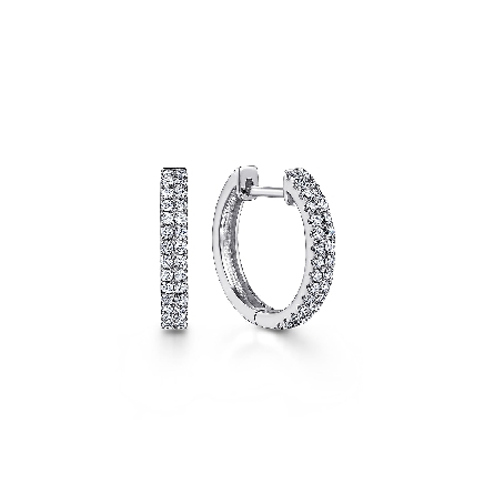 /home/earthtreasures/catalog.shopearthtreasures.com/imagedumplarge/EARTH_A11-06793.jpg 14K White Gold Gabriel Double Row Huggie Hoop E...
