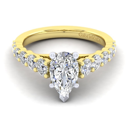 14K Yellow and White Gold Gabriel TAYLOR Engage...