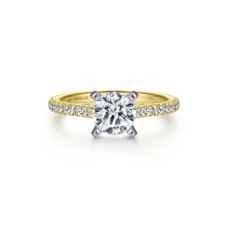 14K Yellow and White Gold Gabriel JOANNA Engage...