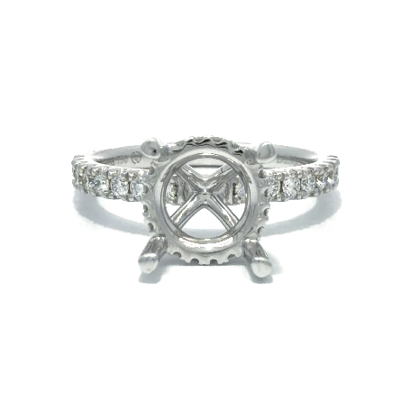/home/earthtreasures/catalog.shopearthtreasures.com/imagedumplarge/EARTH_A14-10116.jpg 18K White Gold 4Prong Underhalo Engagement Ring...