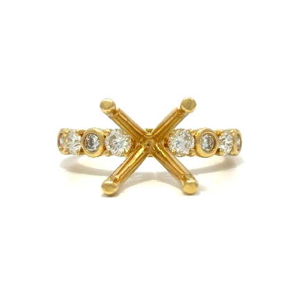 /home/earthtreasures/catalog.shopearthtreasures.com/imagedumplarge/EARTH_A14-10132.jpg 18K Yellow Gold 4Prong Alternating Prong and Be...