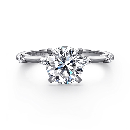 /home/earthtreasures/catalog.shopearthtreasures.com/imagedumplarge/EARTH_A14-10165.jpg 14K White Gold Gabriel Scattered Engagement Rin...
