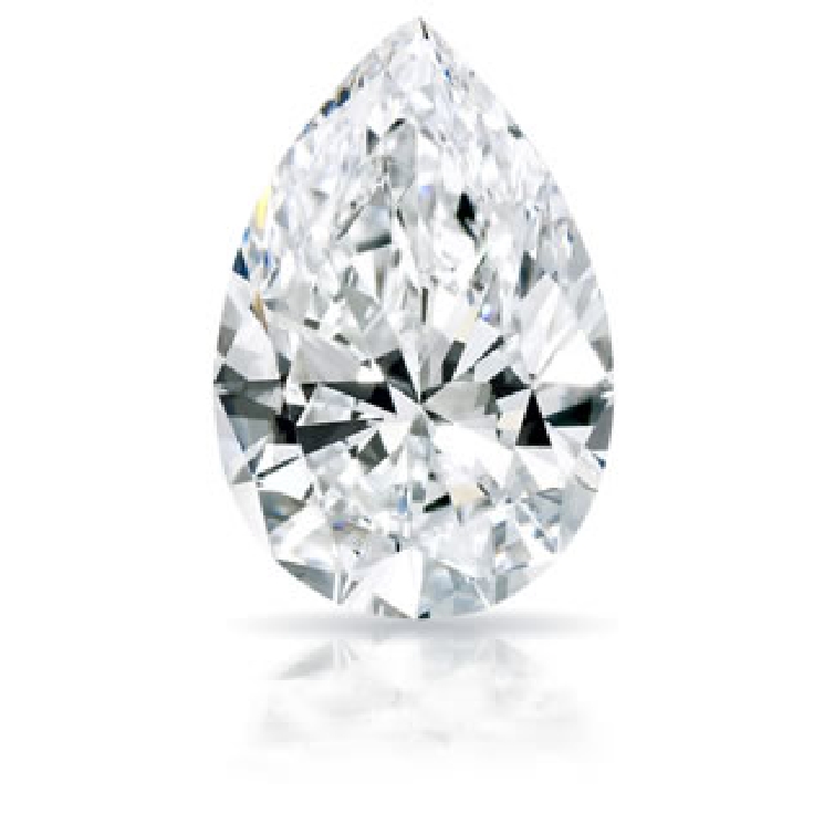 1.37ct Pear SI1 D Loose Diamond 61.1% GIA Dossi...
