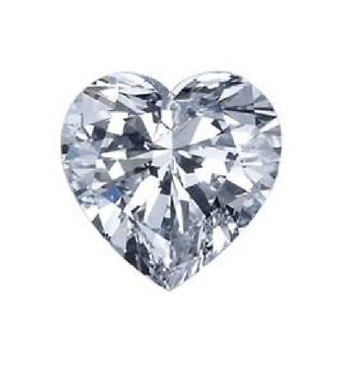 .92ct Heart SI1 F Loose Diamond 47.0% GIA Dossi...