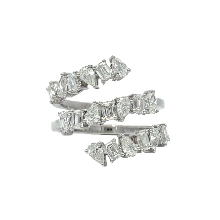 /home/earthtreasures/catalog.shopearthtreasures.com/imagedumplarge/EARTH_A4-03113.jpg 18K White Gold 3Row Bypass Ring w/19 Pear and E...