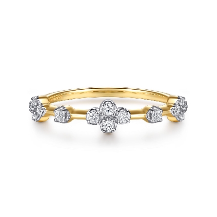 /home/earthtreasures/catalog.shopearthtreasures.com/imagedumplarge/EARTH_A4-03124.jpg 14K Yellow Gold Gabriel Clover Station Stackabl...