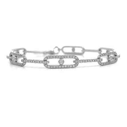 /home/earthtreasures/catalog.shopearthtreasures.com/imagedumplarge/EARTH_A5-200606.jpg 18K White Gold Mariner Link Station Bracelet w/...
