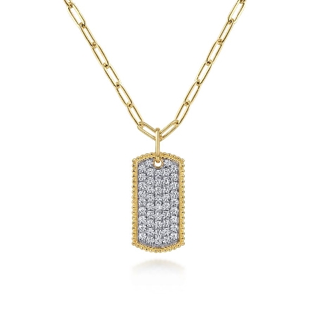 14K Yellow and White Gold Gabriel Bujukan 18inc...