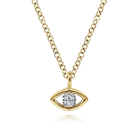 14K Yellow and White Gold Gabriel Adjustable 15...