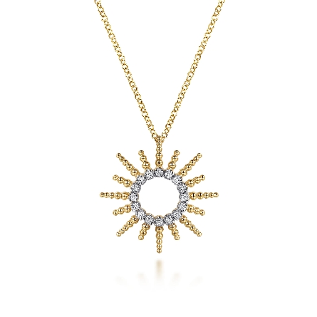 /home/earthtreasures/catalog.shopearthtreasures.com/imagedumplarge/EARTH_A6-04782.jpg 14K Yellow Gold Gabriel Bujukan Sunburst Pendan...